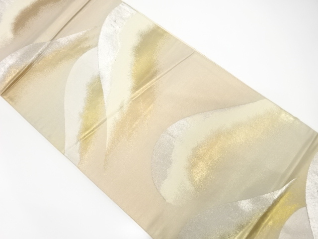 アンティーク　遠山模様織り出し袋帯（材料）